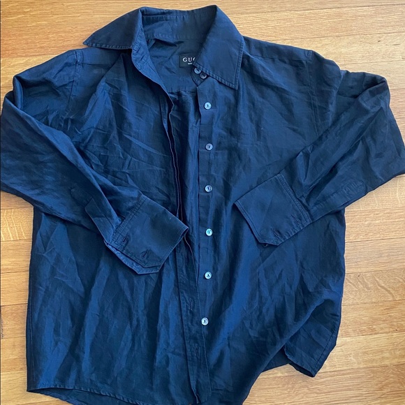 Gucci Tops - Gucci Silk Blend Button Up